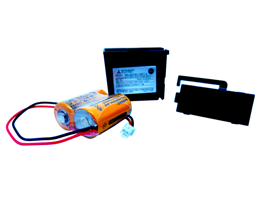 Pila Batería Mitsubishi MR-BAT6V1SET-A 17335 2CR17335A WK17 6.0V 1650mAh Conector Blanco