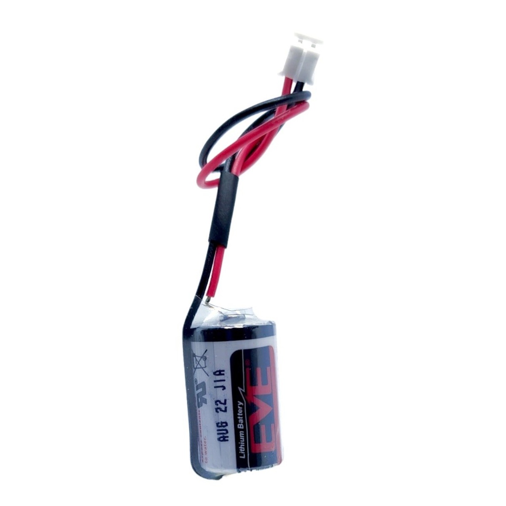 Pila Batería Eve Energy ER14250 14250 3.6V 1250mAh 1/2AA Conector Blanco Pequeño