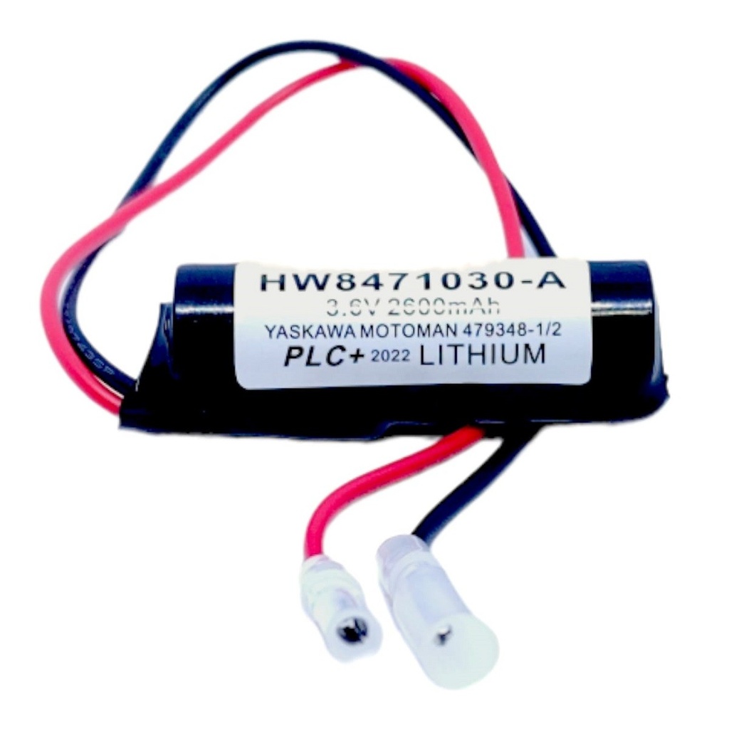 Pila Batería Yaskawa Motoman HW8471030-A 479348-1/2 3.6v 2600mAh 2 Terminales
