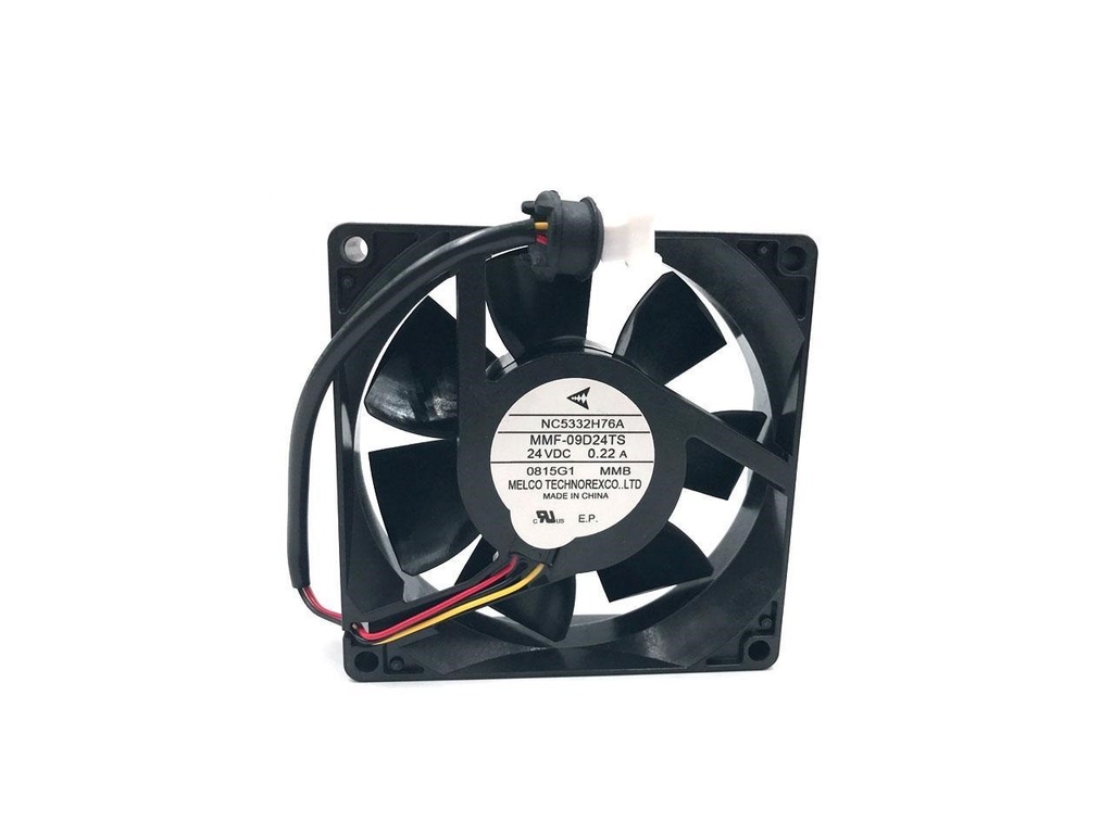Ventilador MELCO TECHNOREX NC5332H74A MMF-09D24TS 24V 0.22A 91.1mm x 91.1mm x 24.6mm 3 Pines