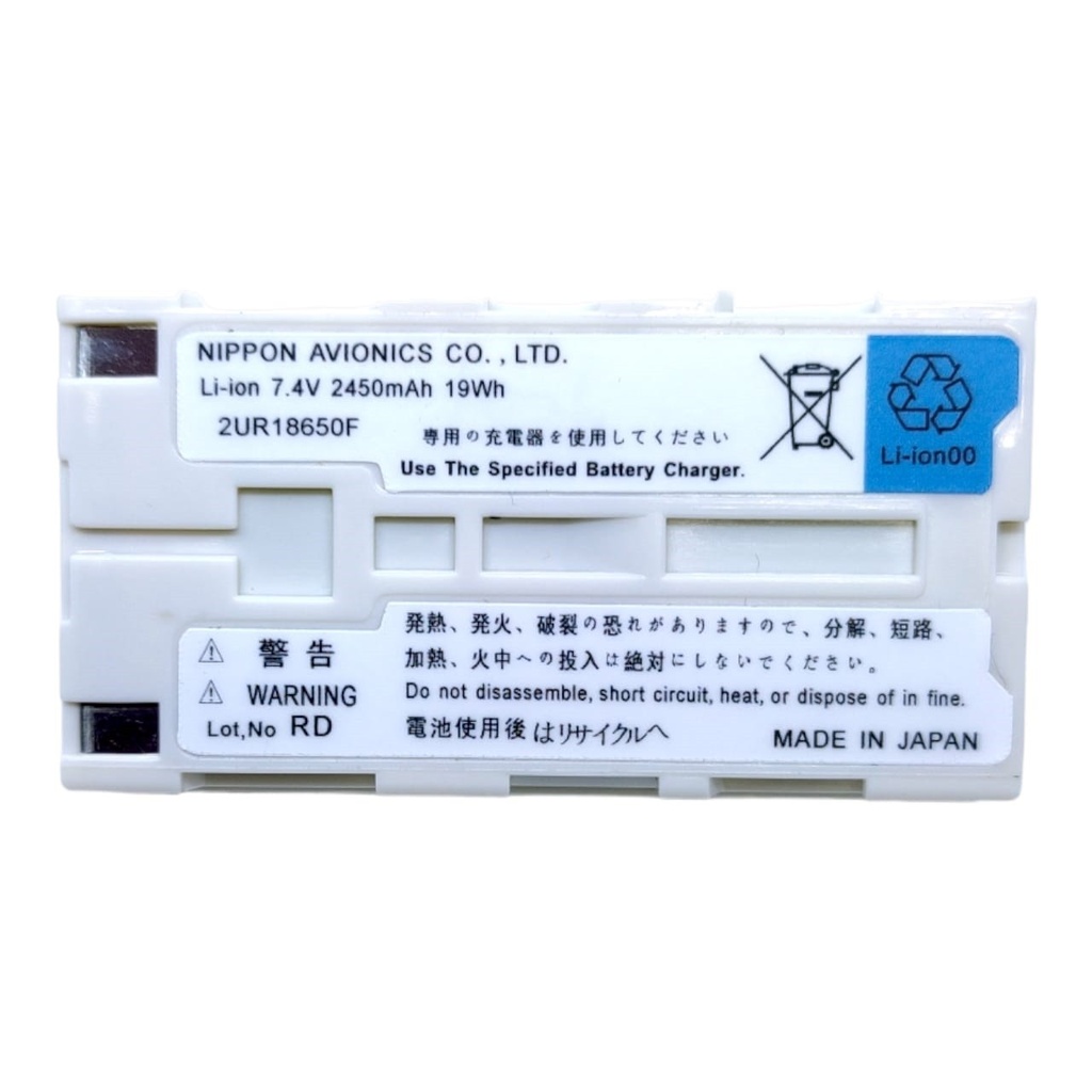 Pila Batería Recargable Nippon Avionics Co. 2UR18650F 7.4V 2450mAh.