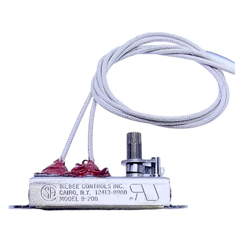 Termostato ajustable B-200 con cable para altas temperaturas para sello térmico