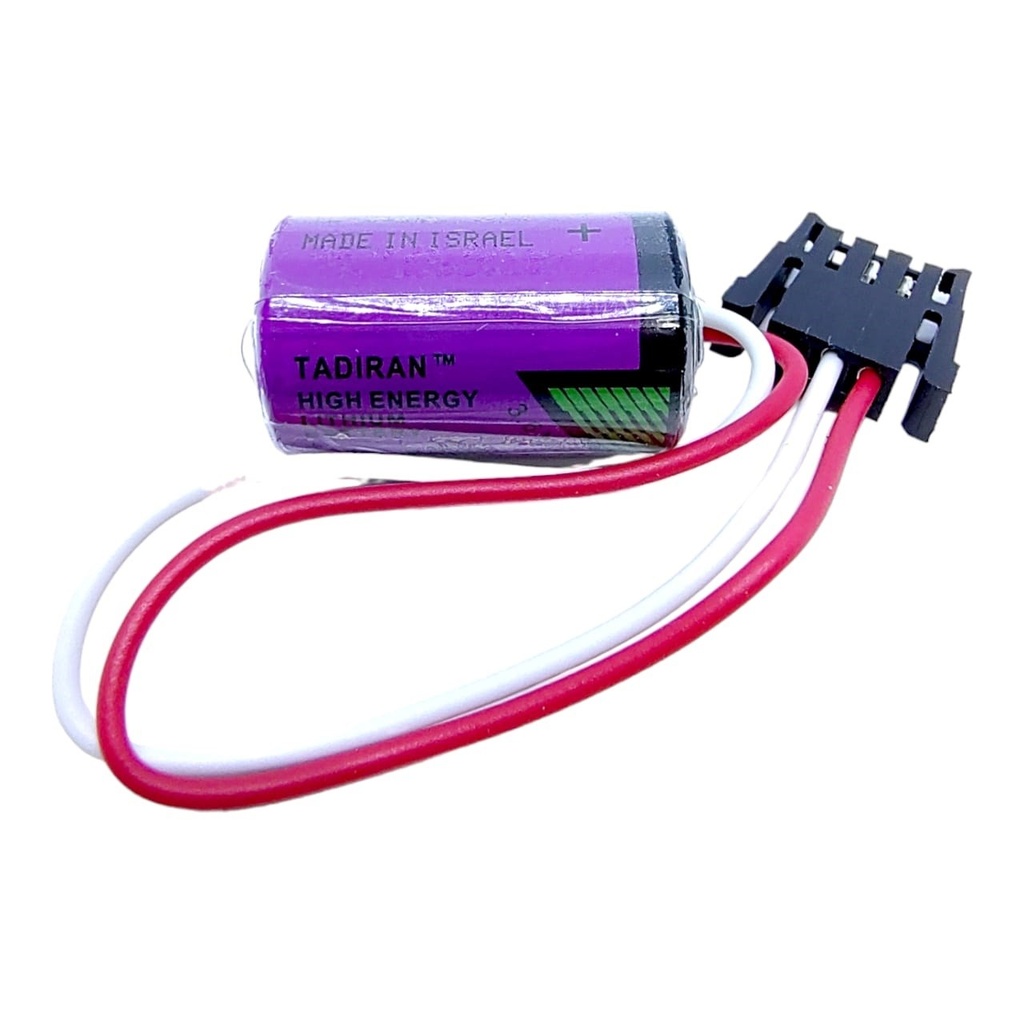 Pila Batería Tadiran 2150 Mod:TL-2150 3.6v 1/2 AA Conector W