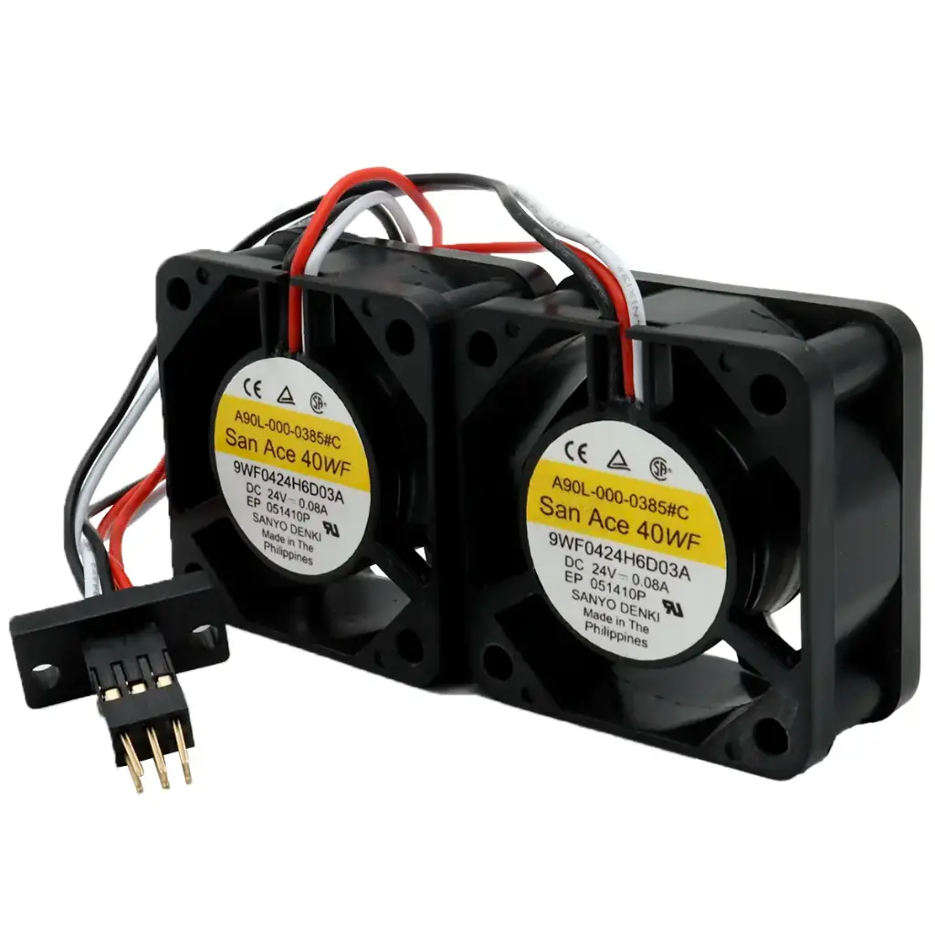 Ventilador Conjunto Sanyo Denki SanAce40WF 9WF0424H6D03A A90L-000-0385#C 24V 0.08A 40mm x 40mm x 20mm Conector Negro 6 Pines