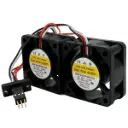 Ventilador Conjunto Sanyo Denki SanAce40WF 9WF0424H6D03A A90L-000-0385#C 24V 0.08A 40mm x 40mm x 20mm Conector Negro 6 Pines