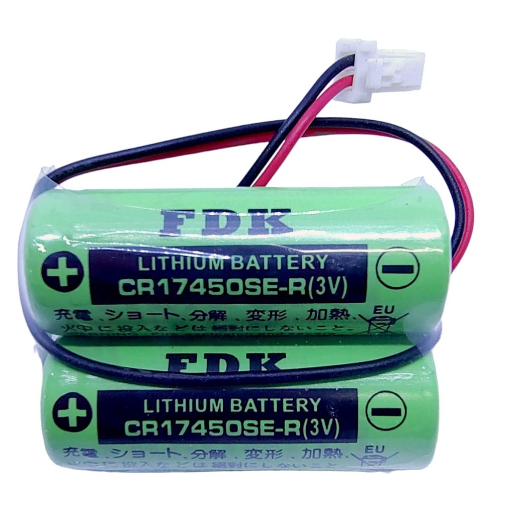 Pila Batería FDK FUJI 17450 2CR17450SE-R 3.0V 5000mAh Conector Blanco