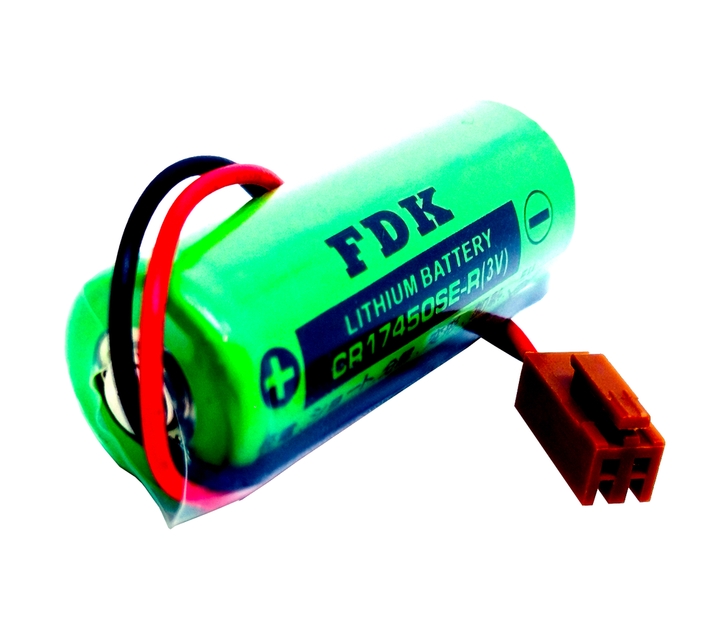 Pila Batería FDK FUJI 17450 Mod: CR17450SE-R A98L-0031-0012 3.0V 2500mAh Conector Marrón Sin Resistencia