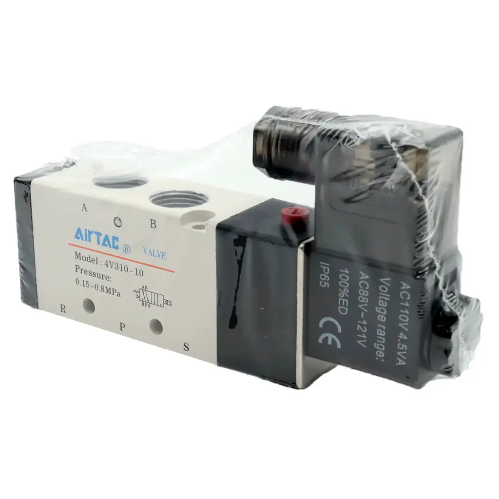 Válvula Neumática Airtac 4V310-10 5 Vías 2 110V AC