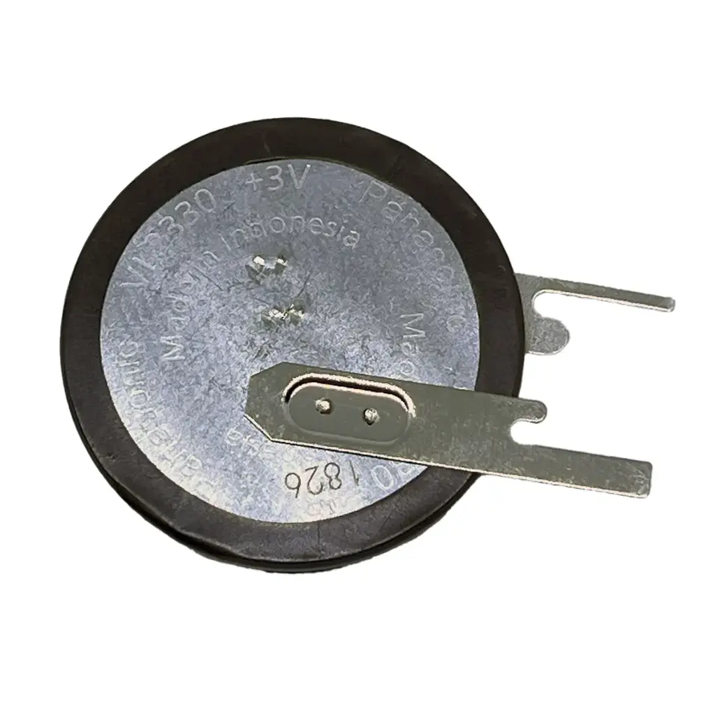 Pila Batería Panasonic VL2330 VCN 3V 50mAh Dos Pines Recargable Tipo Botón