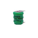 Pila Batería Varta 3/V80H 3.6V 70mAh Con Pines Recargable PLC