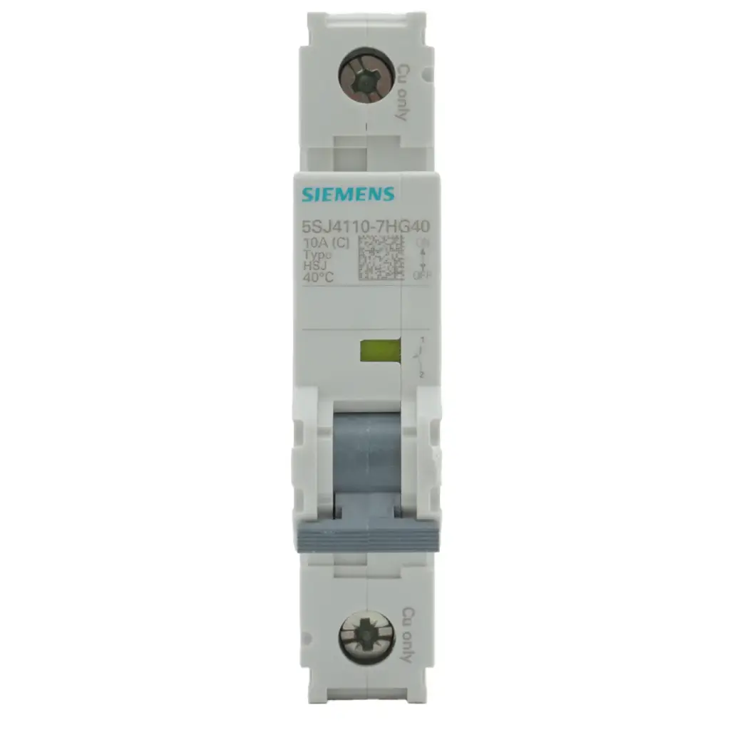 Interruptor Automático Miniatura Siemens 5SJ4110-7HG40 240VAC / 60V DC