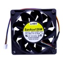 Ventilador Sanyo Denki SanAce120W 9WV1248P1J001 48V DC 0.65A 120W 120mm x 39mm x 120mm con 4 cables