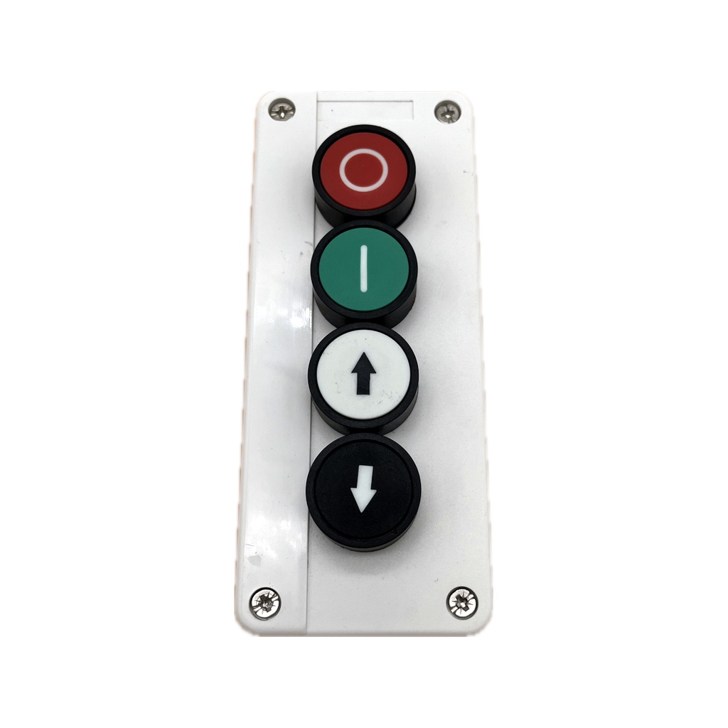 Botonera Industrial BX04-22M 4 Botones Pulsadores 400VAC 10A Arranque Paro Arriba Abajo