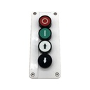 Botonera Industrial BX04-22M 4 Botones Pulsadores 400VAC 10A Arranque Paro Arriba Abajo