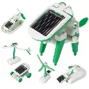 Kit 6 en 1 Robot Solar Robótica Educacional Armable