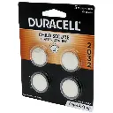 4x Blister Pila Batería Duracell CR2032 DL2032 3V Tipo Botón Litio