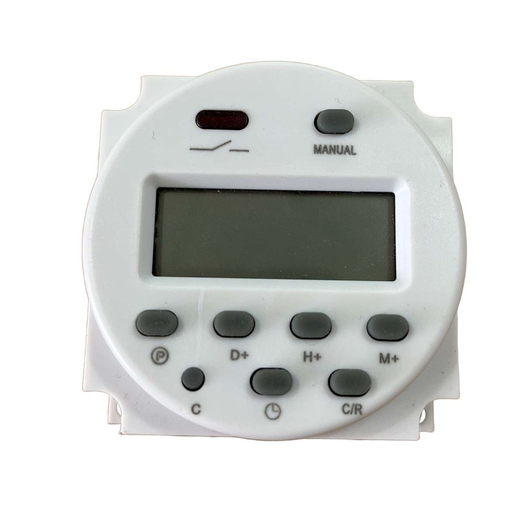 Timer Relay CN101A Temporizador Digital Acuario Incubadora Blanco 220V