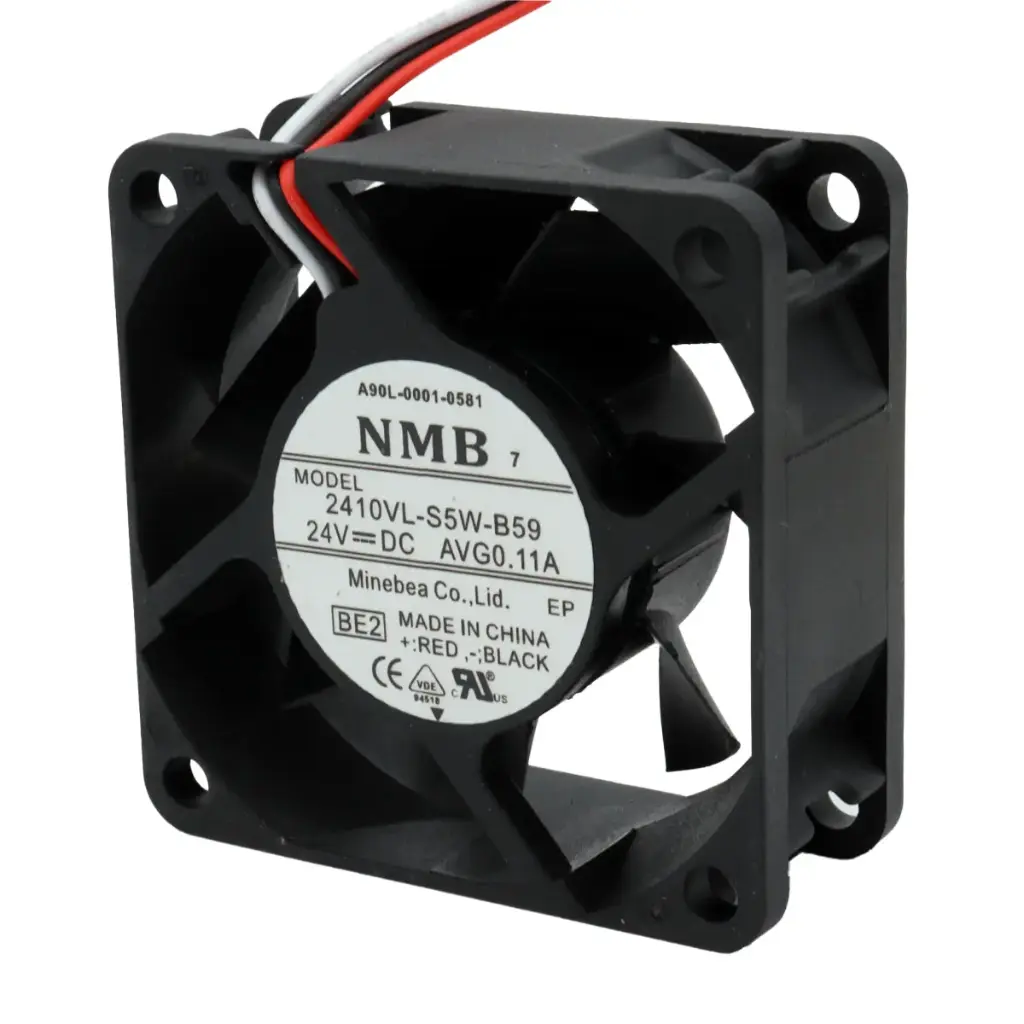 Ventilador NMB 2410VL-S5W-B59 BE2 A90L-0001-0581 24V DC 0.11A 60mm x 60mm x 25mm