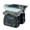 Bloque Cuerpo Collar Pulsador Schneider Electric ZB4BZ105 Ø 22 1 NA + 1 NC