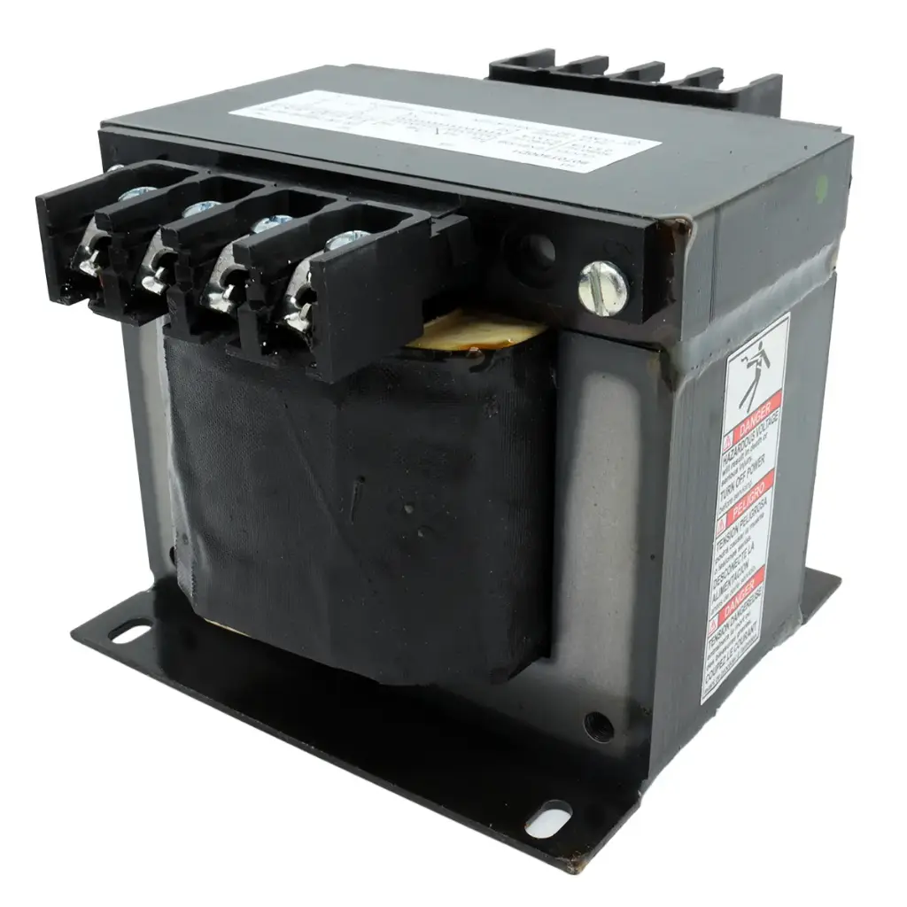 Transformador de Control Industrial Square D Schneider Electric 9070T500D1 Tipo T 1 Fase 500VA 240V x 480V Primario 120V Secundario 50Hz / 60 Hz