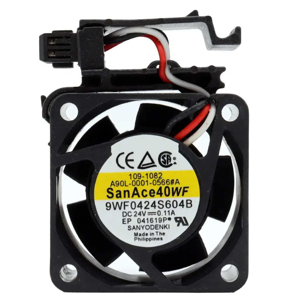 Ventilador Sanyo Denki SanAce40WF 109-1082 A90L-0001-0566#A 9WF0424S604B 24V 0.11A 40mm x 40mm x 20mm