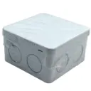 Caja De Conexiones De Plástico A Prueba De Humedad 8.5cm x 8.5cm x 5cm Color Blanco