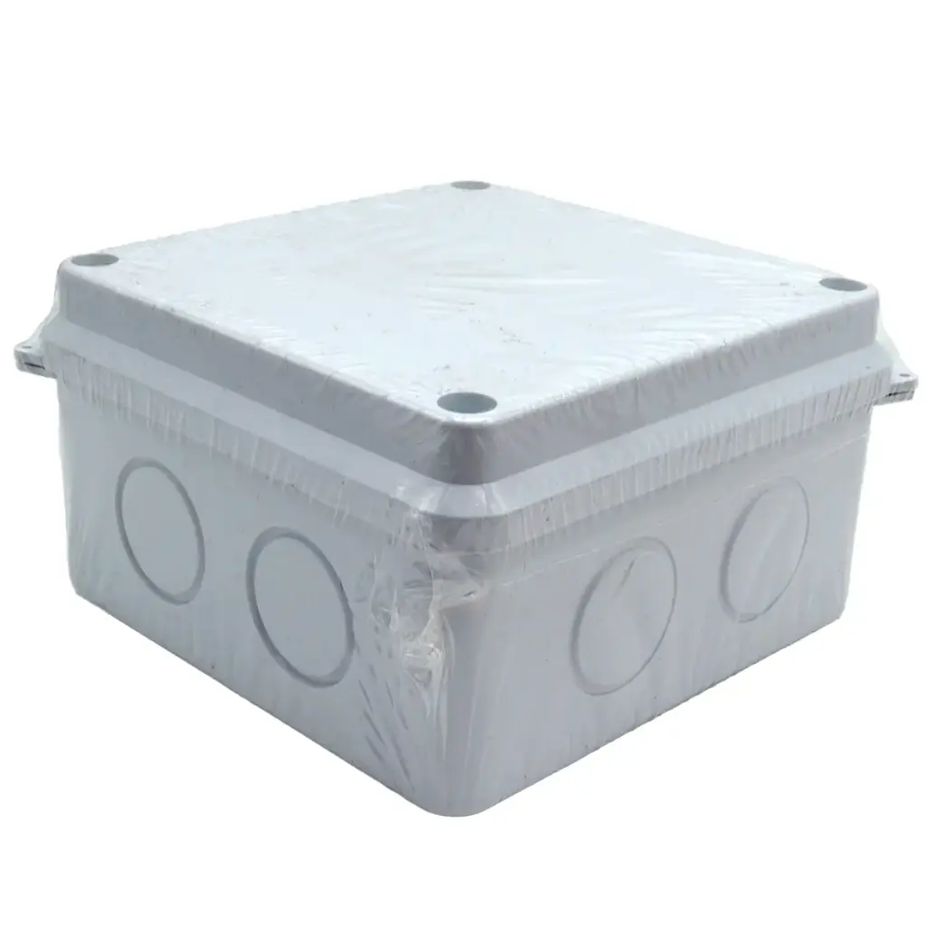 Caja De Conexiones De Plástico A Prueba De Humedad Radox 870-205 11cm x 11cm x 6.4cm Color Blanco