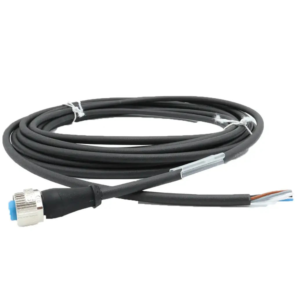 Cable de Sensor Sick YF2A15-050UB5XLEAX M12 Hembra Extremo Libre 5m AWG22 5 Contactos