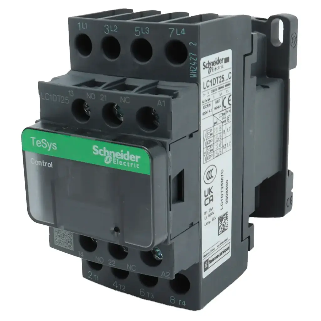 Contactor TeSys Control LC1DT25M7C 4P 4NA 220V AC 50/60Hz 5.5KW 380V