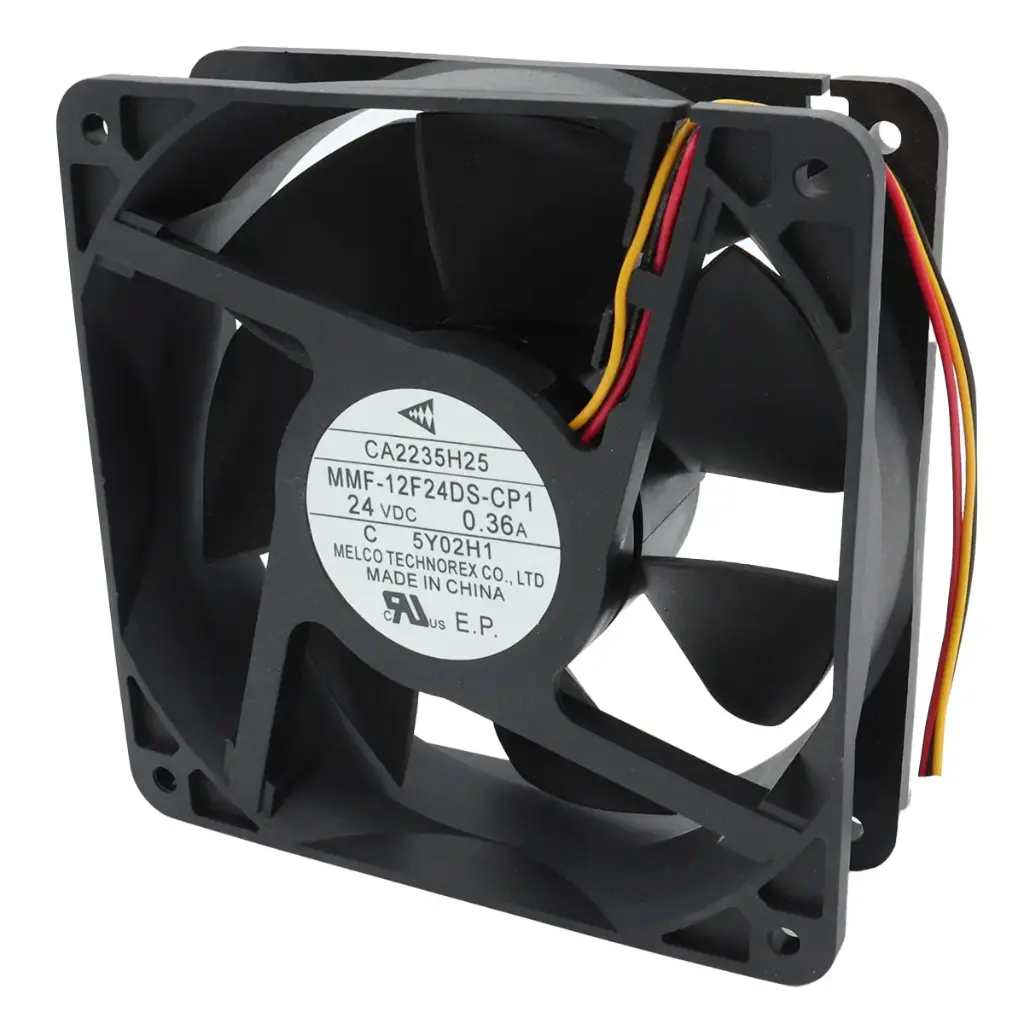 Ventilador Melco Technorex CA2235H25 MMF-12F24DS-CP1 24V DC 0.36A 120mm x 37mm
