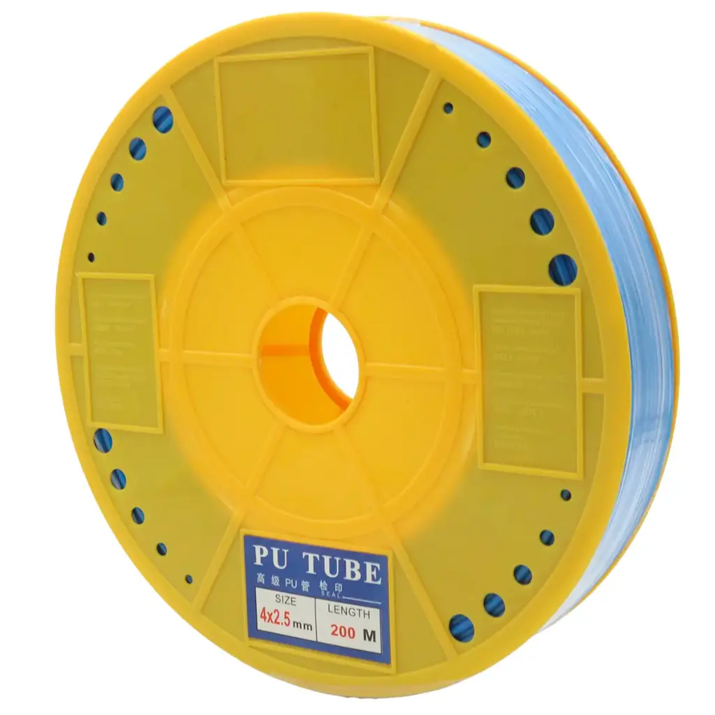 Rollo 200M Tubo Manguera Neumática 4mm x 2.5mm Poliuretano PU