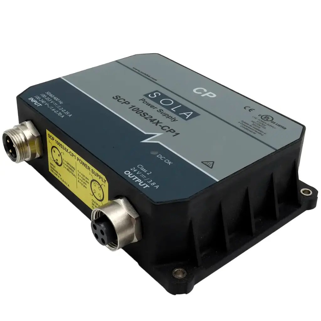 Eliminador Transformador Fuente Poder Driver Sola HD SCP 100S24X-CP1 SCP100S24XCP1 24V DC 3.8A 100W EXT ENV Control DPS