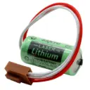 Pila Batería Sanyo 17335 CR17335SE-R  3V 1600mAh Conector Marrón 4 Pines