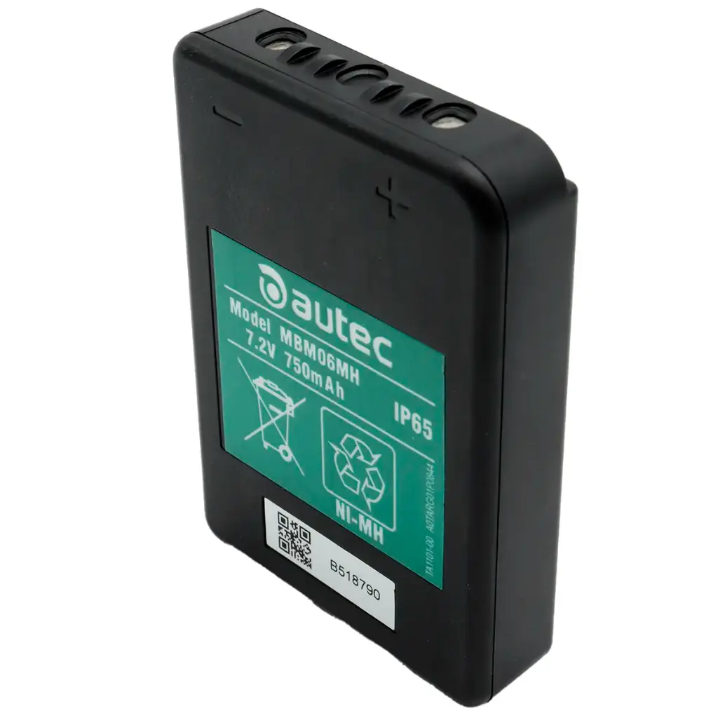 Pila Batería autec MBM06MH 7.2V 750mAh Recargable NI-MH IP65