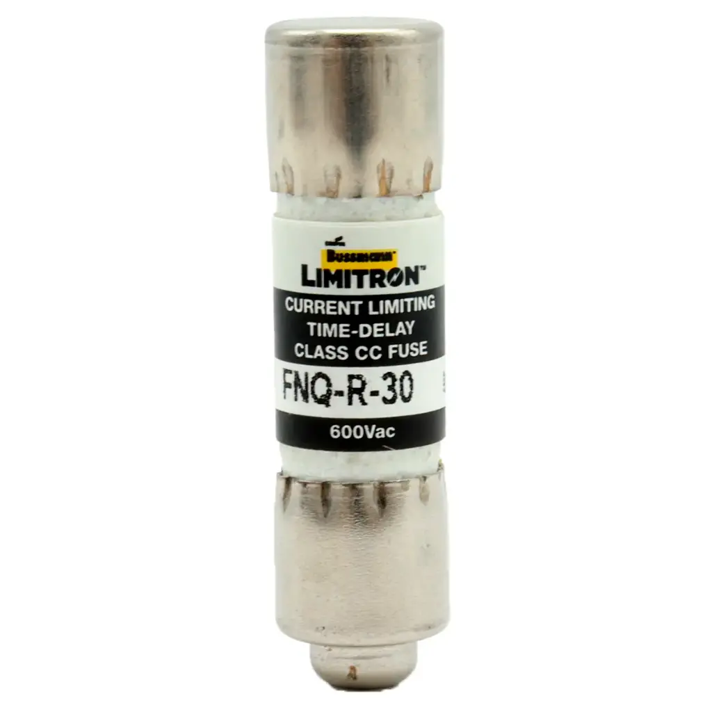 Fusible Cerámico Eaton Bussman Limitron FNQ-R-30 600V AC 30A Clase CC Con Retardo