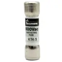 Fusible Eaton Bussman KTK-5 600V AC 5A Acción Rápida