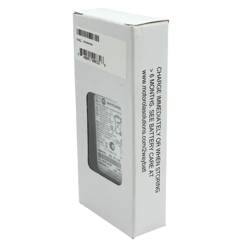 Pila Batería Motorola PMNN4476A 7.4V 1750mAh 12.9Wh IP54 Reemplazo Radio EP-350