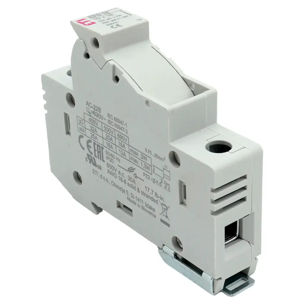 Portafusible ETI EFD 10 1p 10x38 002540001