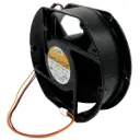 Ventilador Sanyo Denki SanAce172W 9WE5724K505 24VDC 1.3A 31.2W 175mm x 58mm x 155mm 5 Aspas Conector Blanco 3 Pines Chico 3 Cables