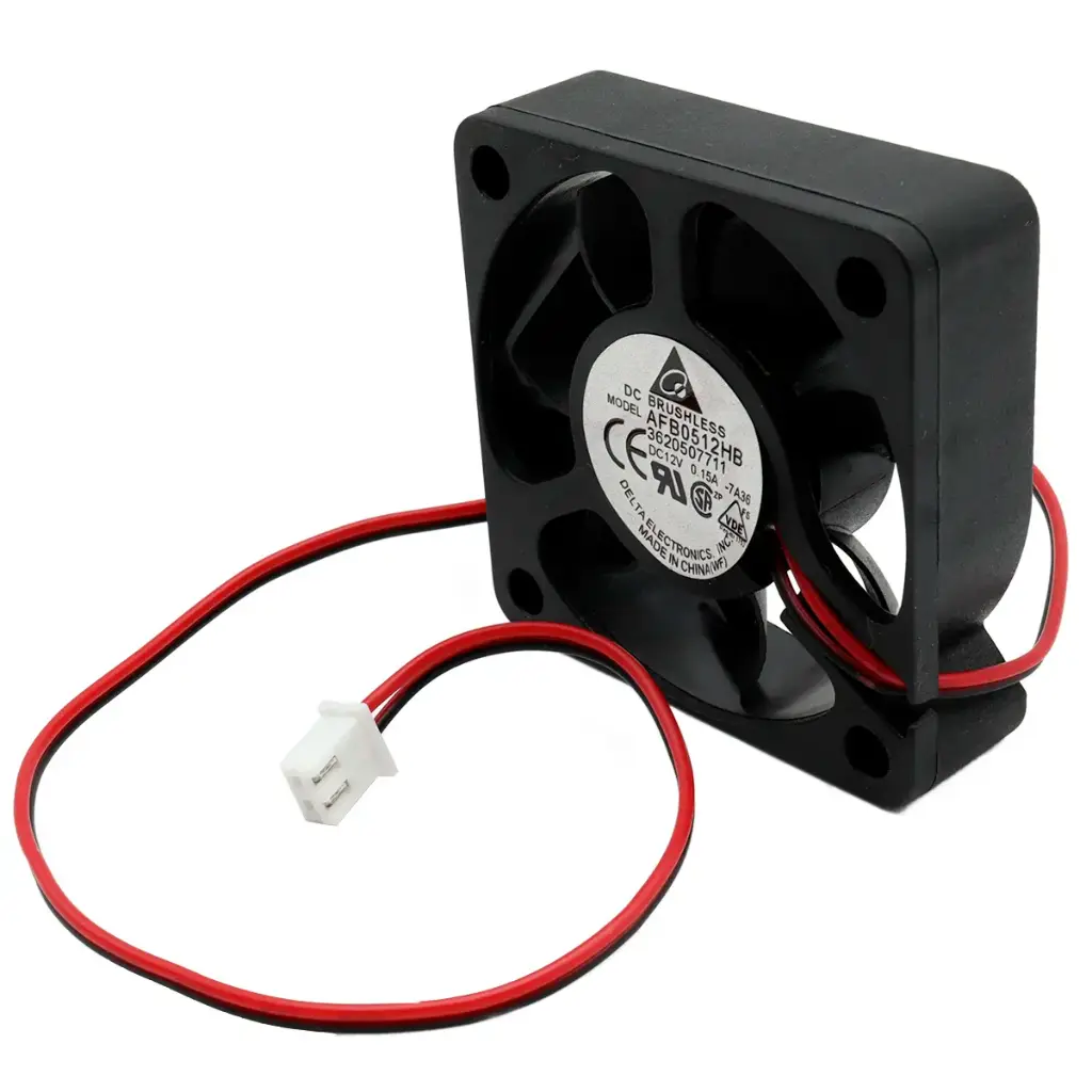 Ventilador Delta Electronics AFB0512HB 12V 0.15A 1.8W 50mm x 50mm x 15mm Conector Blanco 2 Pines