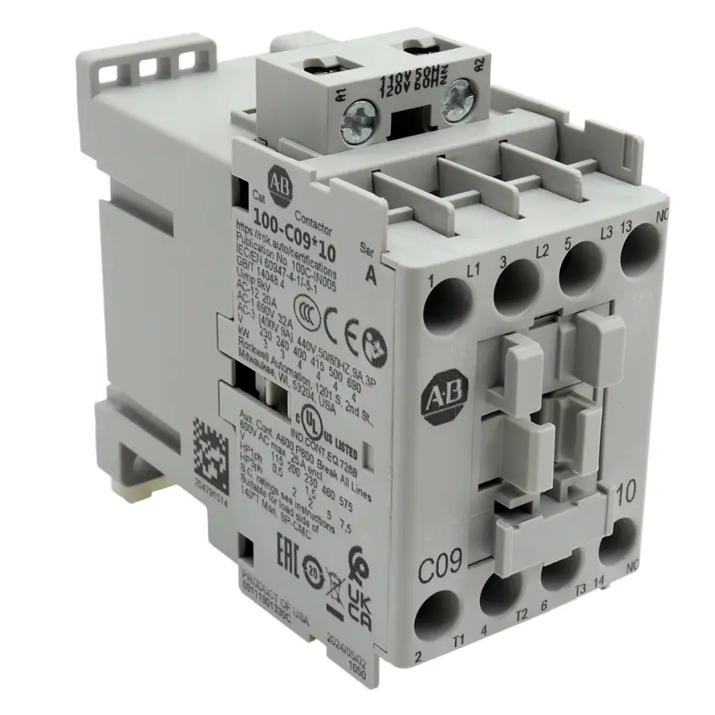 Contactor de Potencia Allen Bradley 100-C09D10 100-C09*10 Serie A 32A