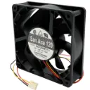 Ventilador Sanyo Denki SanAce120 9G1224E111 24V DC 0.34A 120 mm x 120 mm x 38 mm Conector Blanco 4 Pines 3 Cables