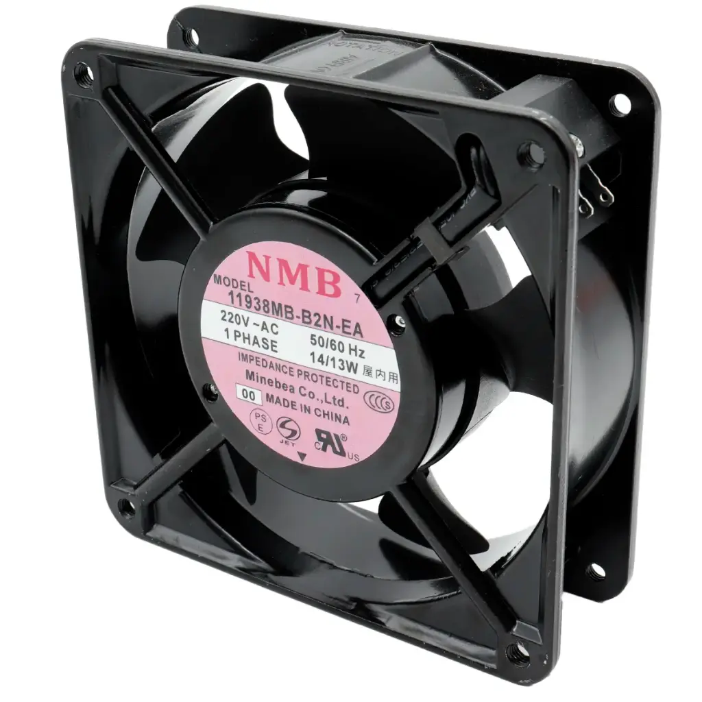 Ventilador NMB 11938MB-B2N-EA 00 220V AC 50/60Hz 14/13W 120 mm x 120 mm x 39 mm 2 Pines