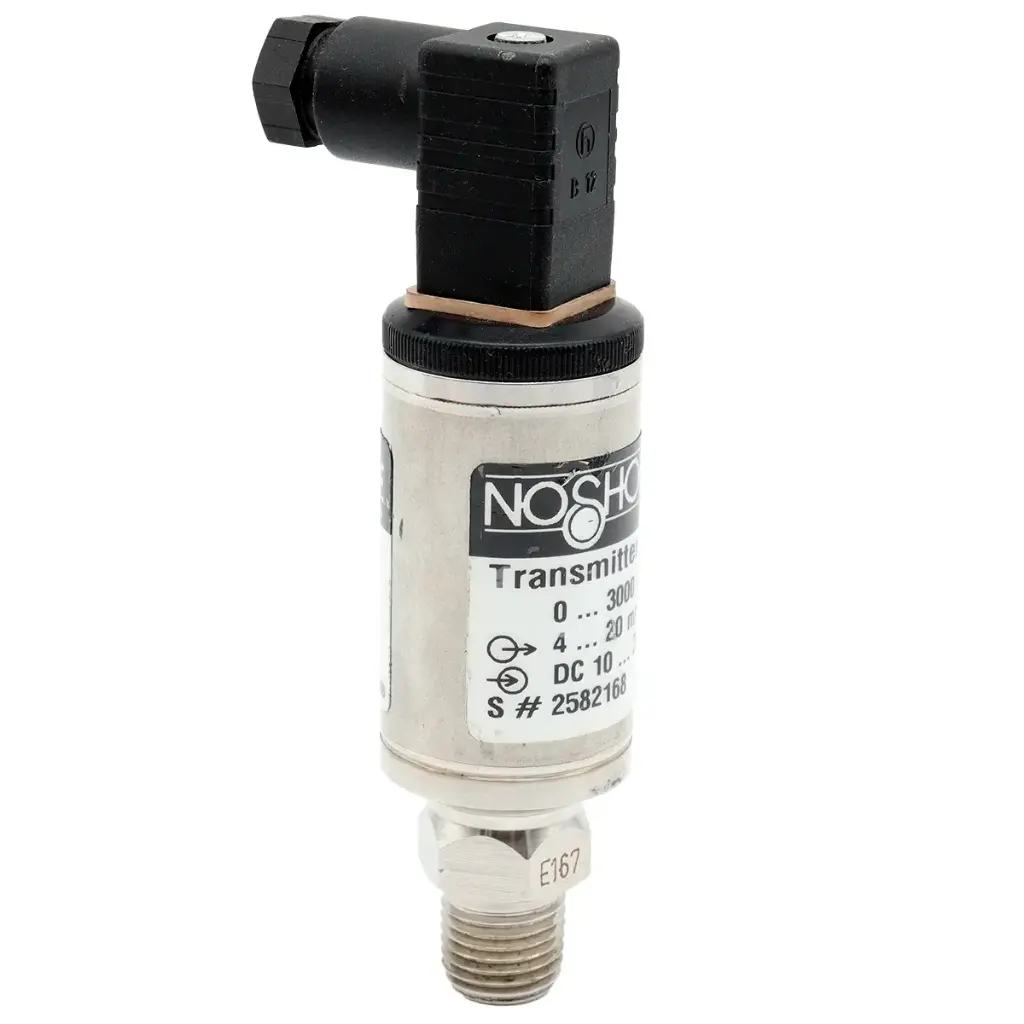 Transmisor de Presión NOSHOK 100.3000.1.1.2.7 100-3000-1-1-2-7 10030001127 0-3000psi 4-20mA 10-30V DC  NPT Macho Conector Din