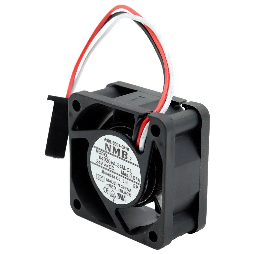 Ventilador NMB A90L-0001-0510 04020VA-24M-CL 01 24V DC 0.07A 40 mm x 40 mm x 20 mm Conector Negro 3 Pines