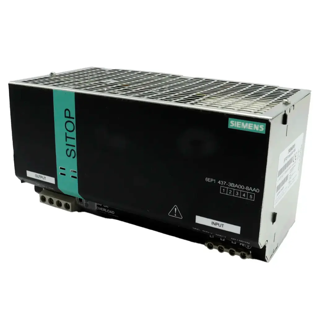 Eliminador Transformador Fuente Poder Driver Siemens Simatic SITOP modular Estabilizada 6EP1437-3BA00-8AA0 24V 40A 960W