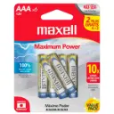 6x Pila Batería Maxell AAA LR03 1.5V Alcalina