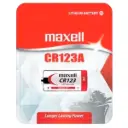 Pila Batería Maxell CR123A 3V Litio
