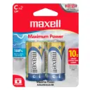 2x Pila Batería Maxell Tipo C LR14(GD) 1.5V Alcalina
