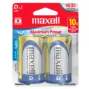2x Pila Batería Maxell Tipo D LR20(GD) 1.5V Alcalina